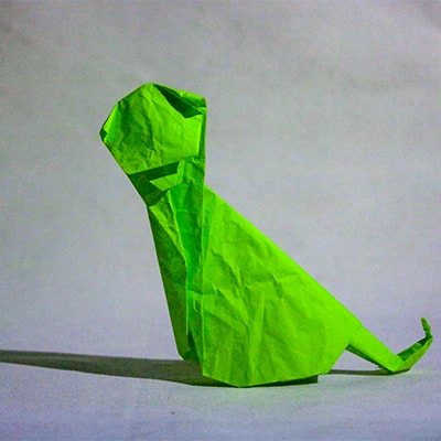 Ceci est une origami de singe
